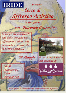 Locandina affresco artistico