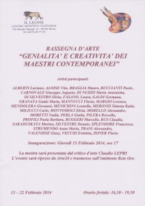 genialità e Creatività 2014