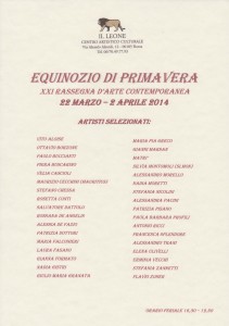 Equinozio di Primavera 2014